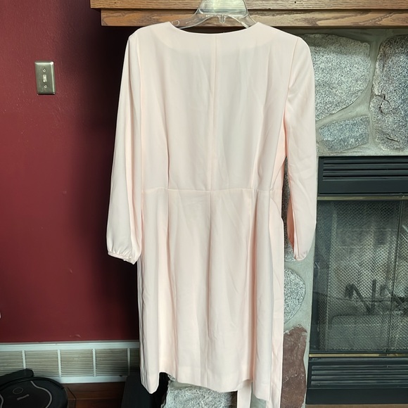 J. Crew Elegant Pink Wrap Dress - Picture 5 of 8